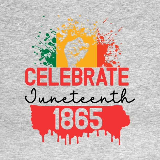 Celebrate juneteenth 1865 by Fun Planet